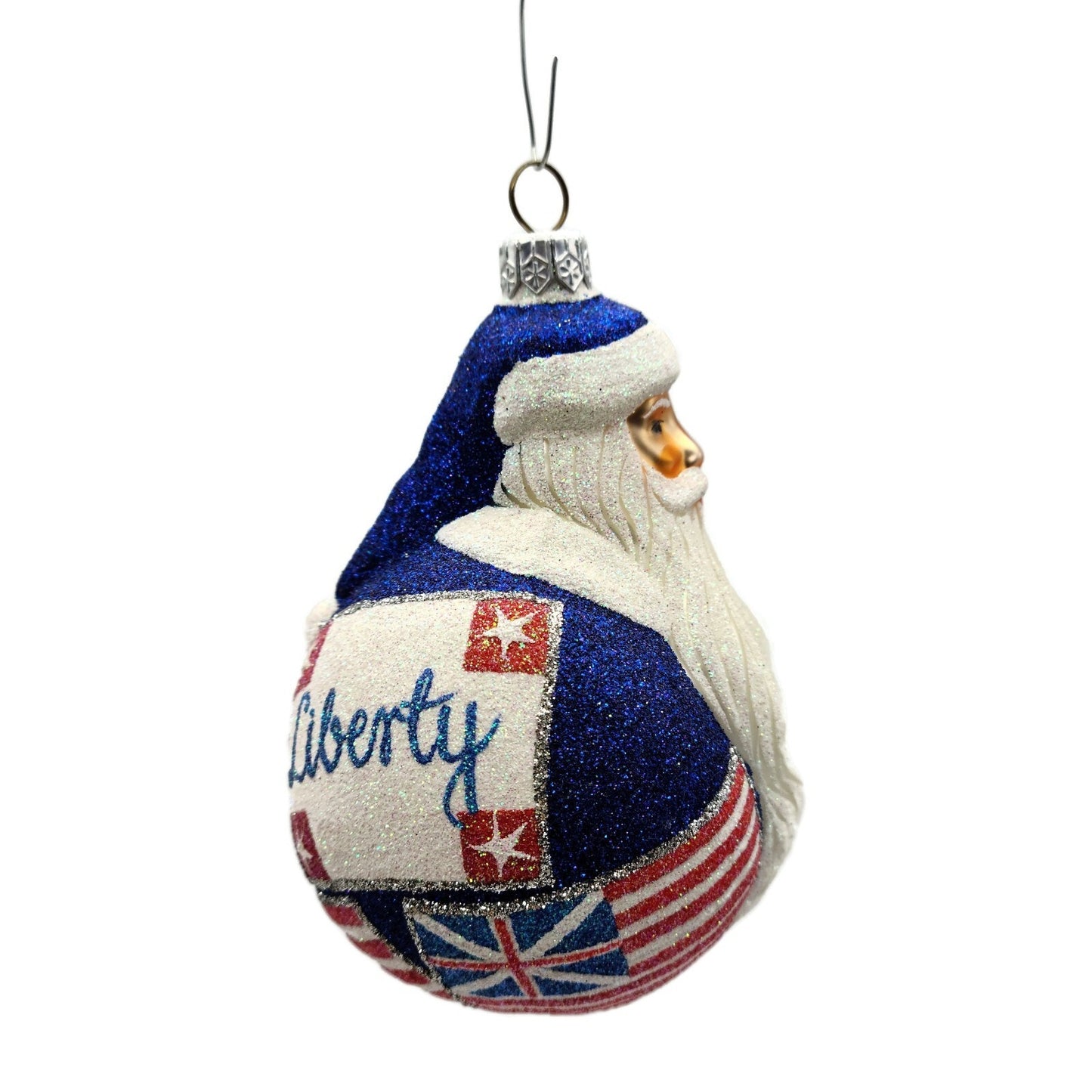 Patricia Breen Santa du Monde Liberty Santa Claus Patriotic Tree Ornament