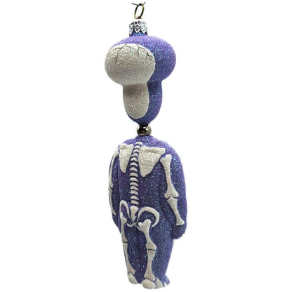 Patricia Breen Kinetic Skelton Lavender Halloween Christmas Tree Ornament 2325