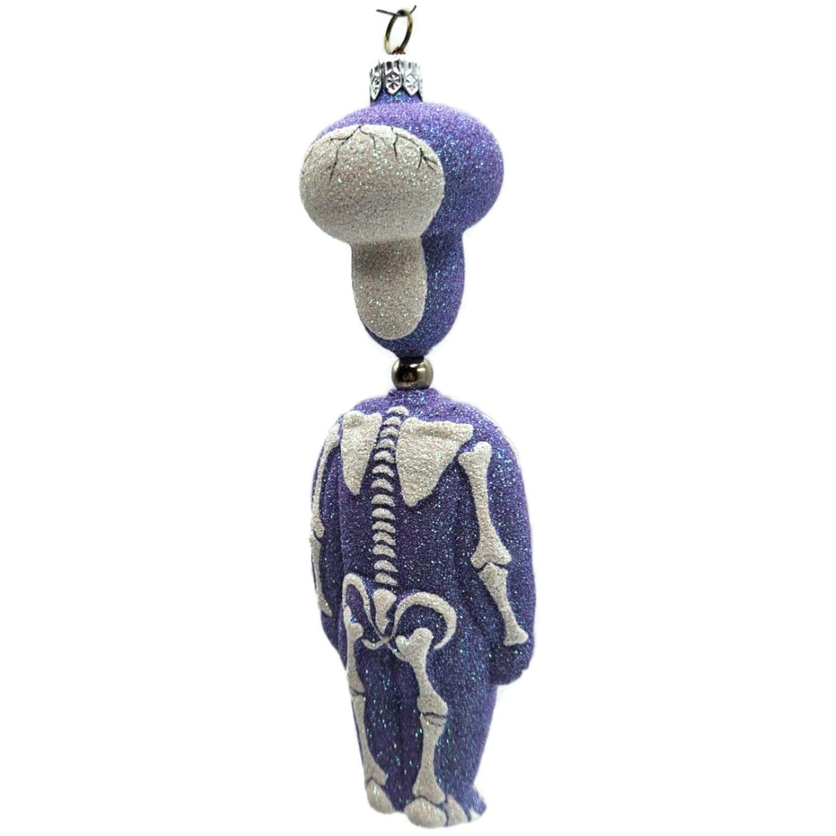 Patricia Breen Kinetic Skelton Lavender Halloween Christmas Tree Ornament 2325