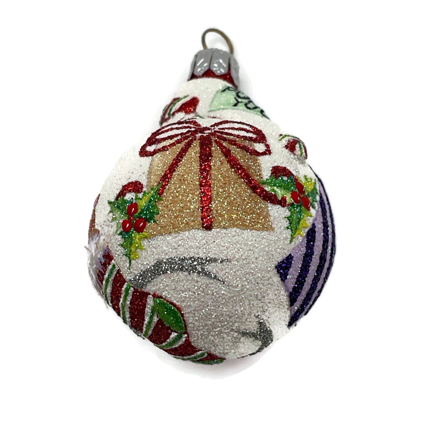 Patricia Breen Miniature Santa du Monde Presents Christmas Tree Ornament