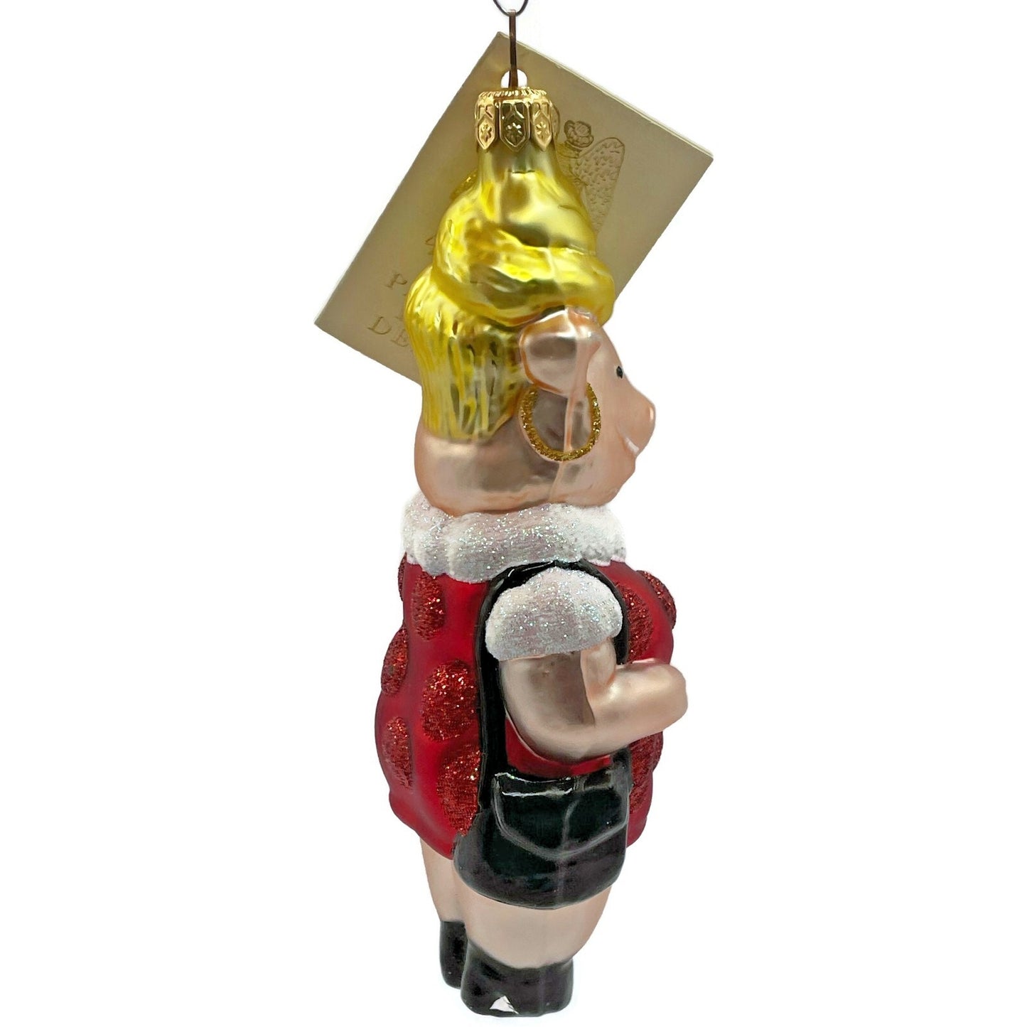 Patricia Breen This Little Piggy Goes To The Galleria Christmas Tree Ornament