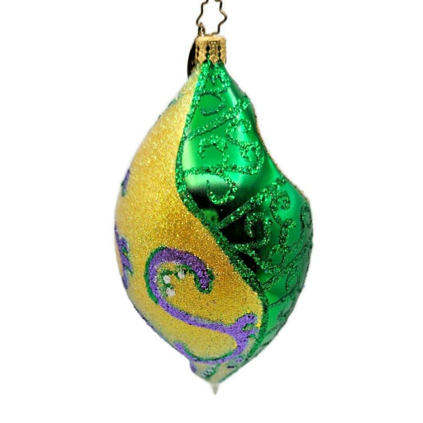 Christopher Radko Fantasia Mod Elegance Reflector Christmas Tree Decor Ornament