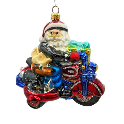 Christopher Radko Harley Davidson Santa Side Car Christmas Ornament 99-HAR-03