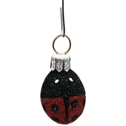 Patricia Breen Miniature Egg Ladybug Single Full Body Glass Easter Ornament 2267