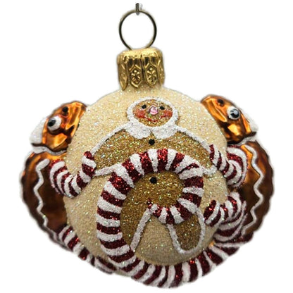 Patricia Breen For James Twice Gingerbread Chameleon Christmas Ornament 2581