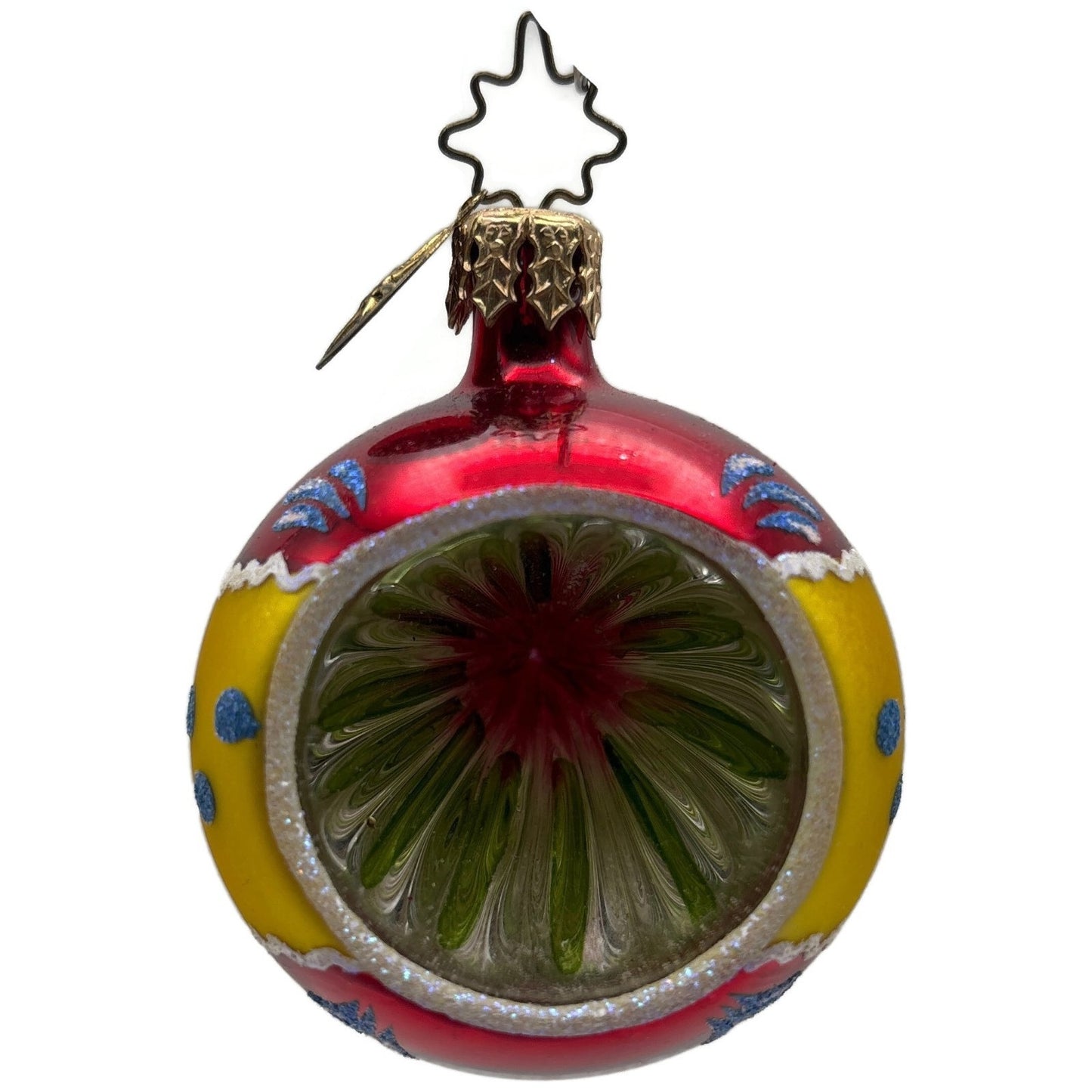 Christopher Radko Fantasia Kensington Glow Reflector Ball Christmas Ornament