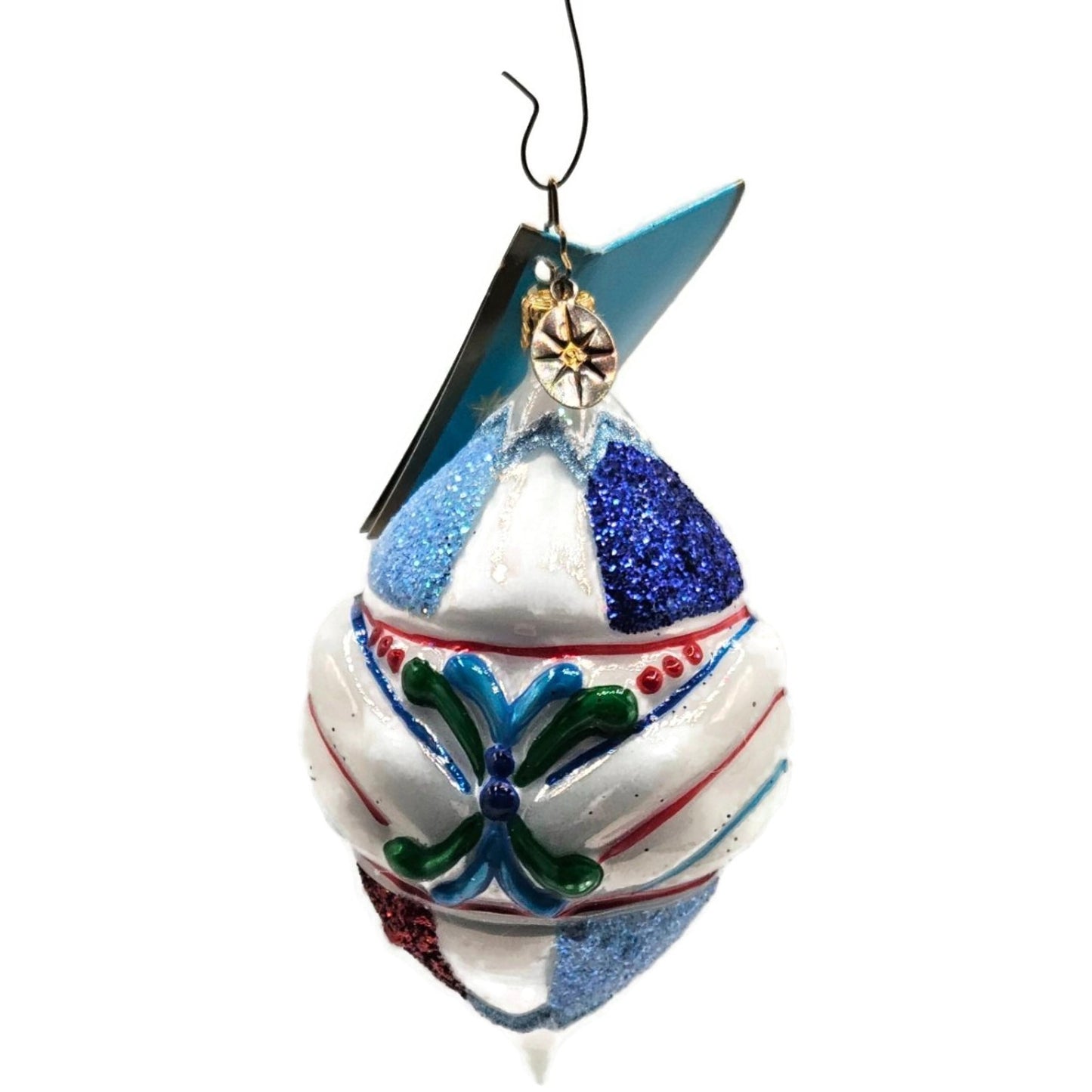 Fantasia Ice Delites Christopher Radko 3 Pcs Set Christmas Ornaments with Box