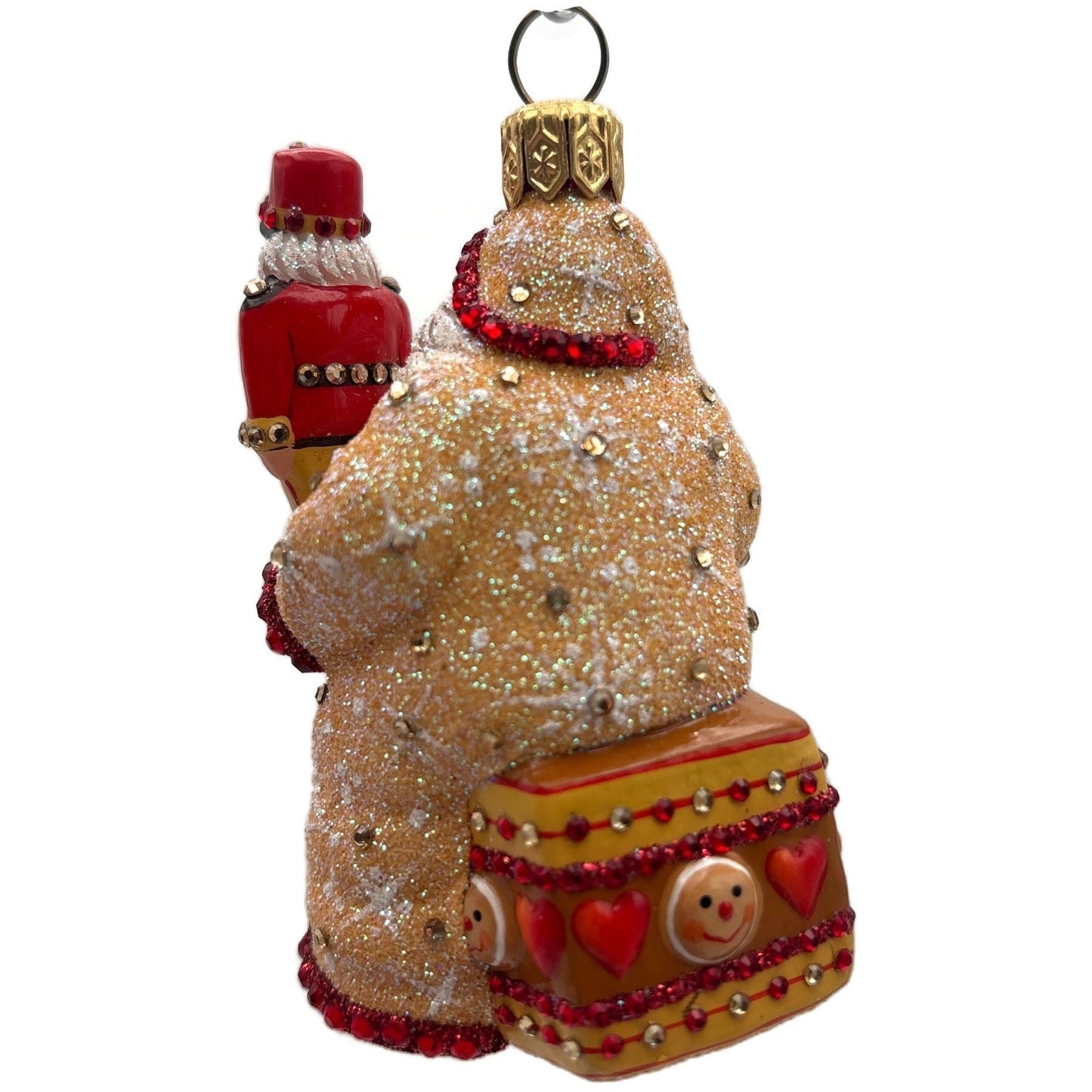 Patricia Breen Nutcracker Nicoud Gingerbread Hearts Christmas Tree Ornament CATZ