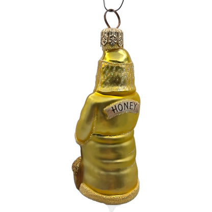Patricia Breen Miniature Beeskeeping Santa Yellow Spring Christmas Tree Ornament