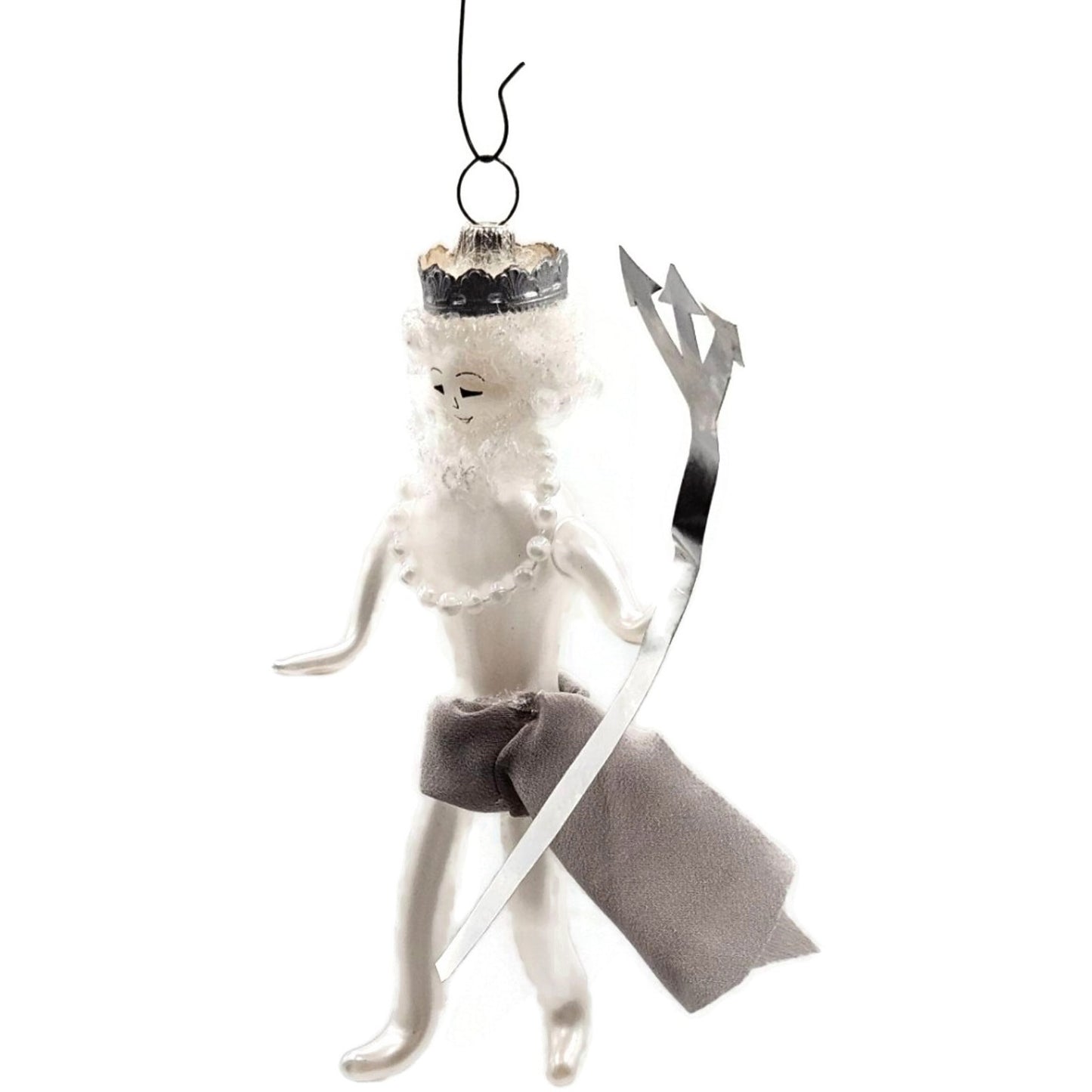 Soffieria De Carlini Poseidon Italian Hand Blown Glass Christmas Tree Ornament