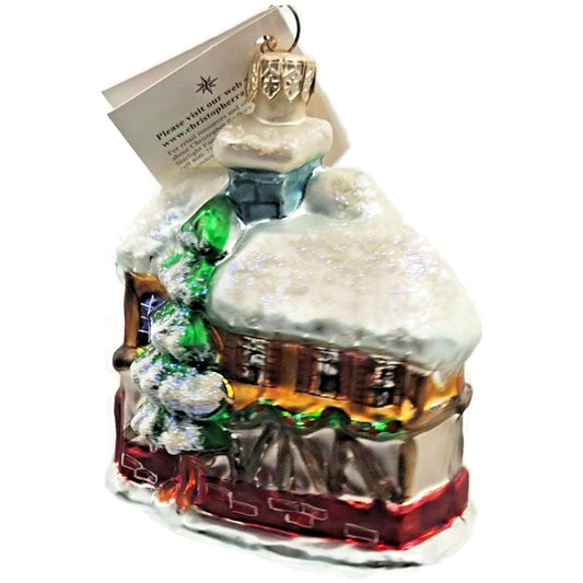 Christopher Radko Alpine Frostville House St Ives Inn Christmas Tree Ornament