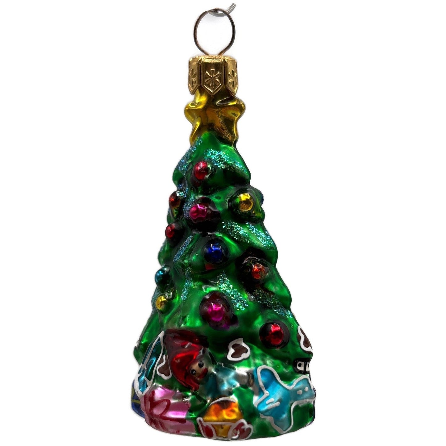 Christopher Radko Spruced Up Spruce Little Gems Holiday Glass Ornament 97-152-0