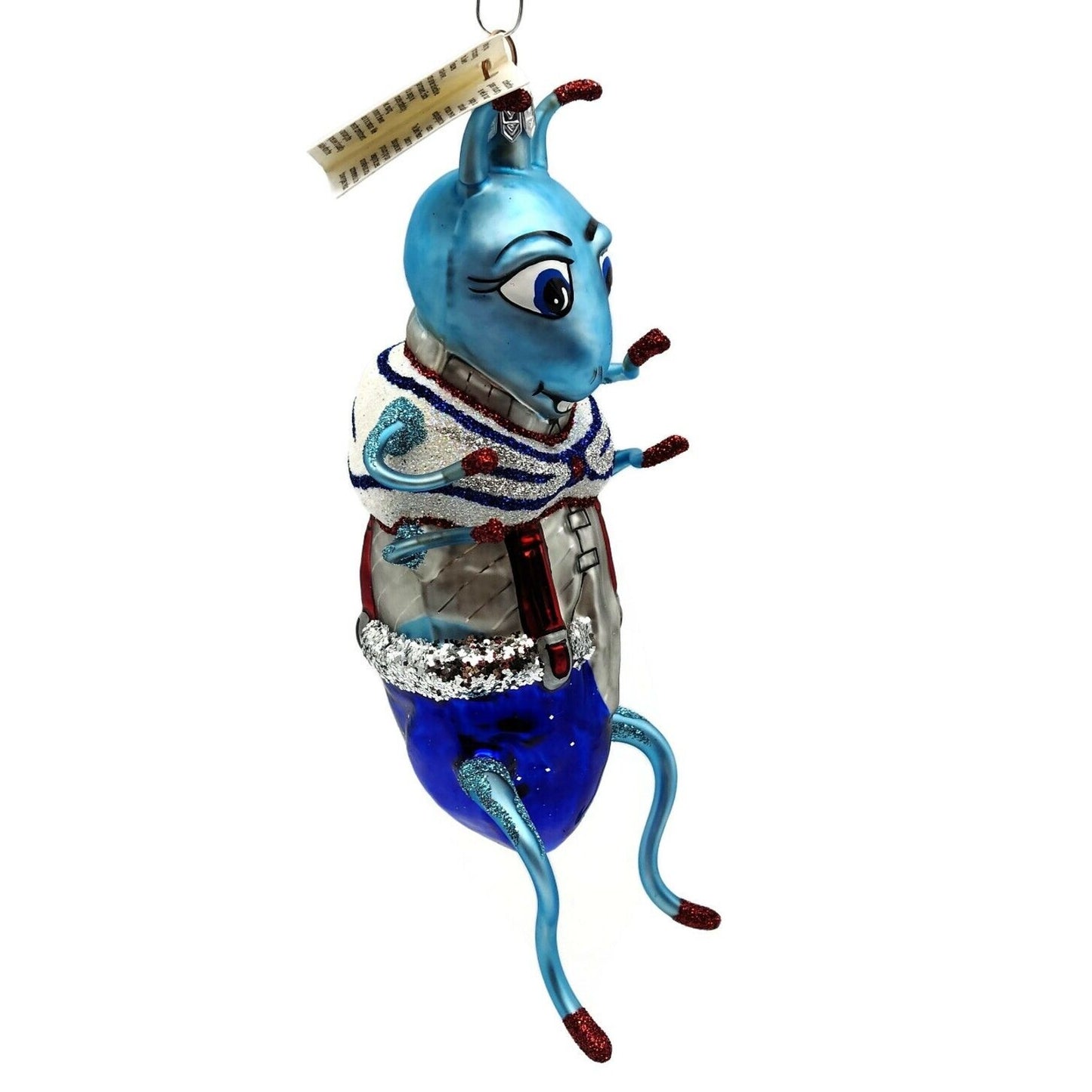 Slavic Treasures Whopper Hopper Blue Bug Halloween Tree Ornament 99-154-B-FB