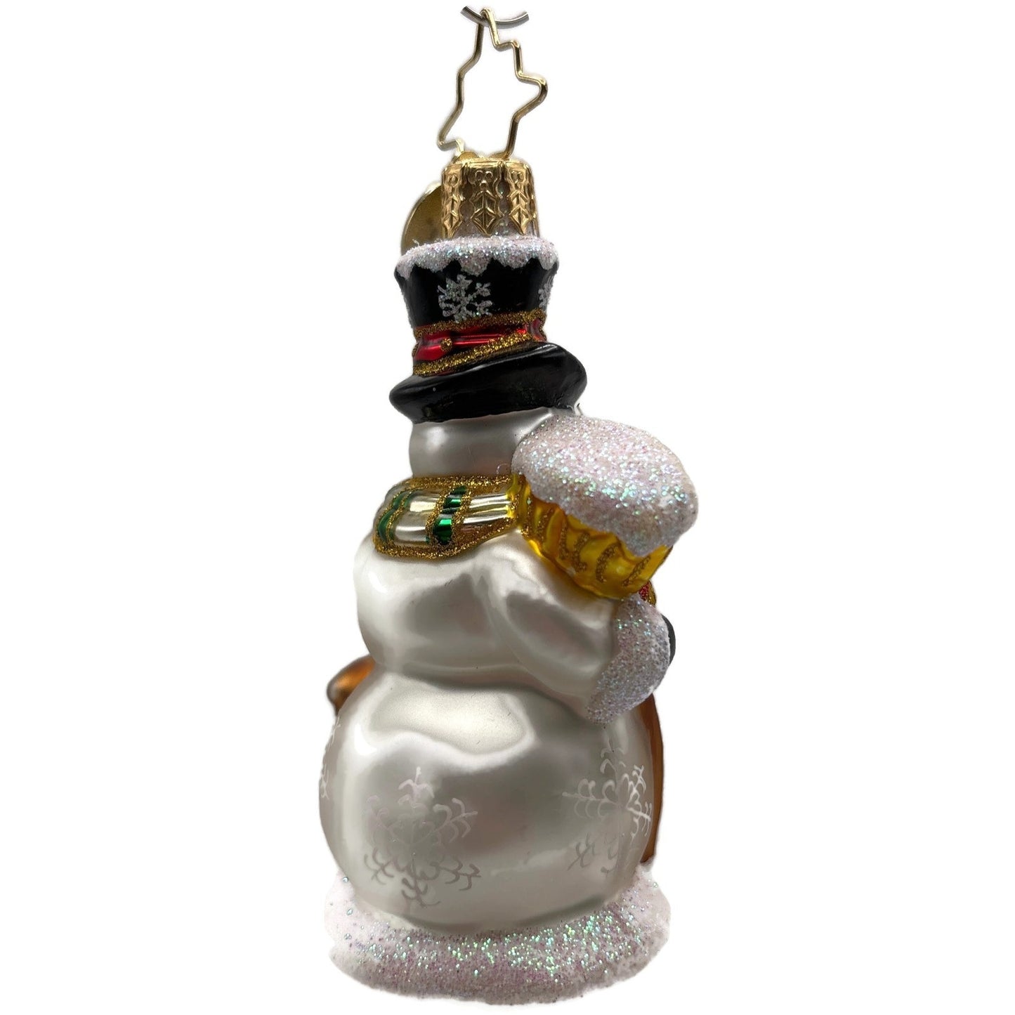 Christopher Radko Good Friends Forever Deer Snowman Christmas Ornament 1017754