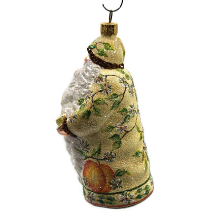 Patricia Breen Connaught Santa Peaches Spring Tea Party Christmas Tree Ornament