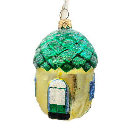Patricia Breen Summer Acorn House No Garland Flowers Christmas Tree Ornament