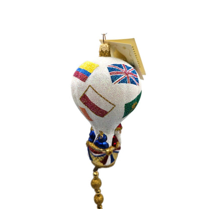Patricia Breen Citizen of the World Santa Claus Balloon Christmas Tree Ornament