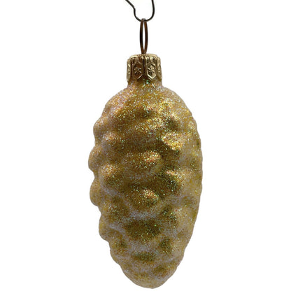 Patricia Breen Walk in The Woods Spruce Cone Yellow Fall Christmas Tree Ornament