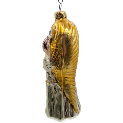 Patricia Breen Amor Angel Pearl Dress Gold Wings Christmas Tree Ornament Museum