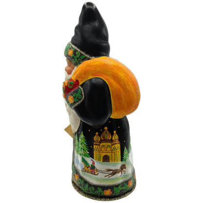 Ino Schaller Russian Fable Orange Black Paper Mache Candy Container CATZ Limited