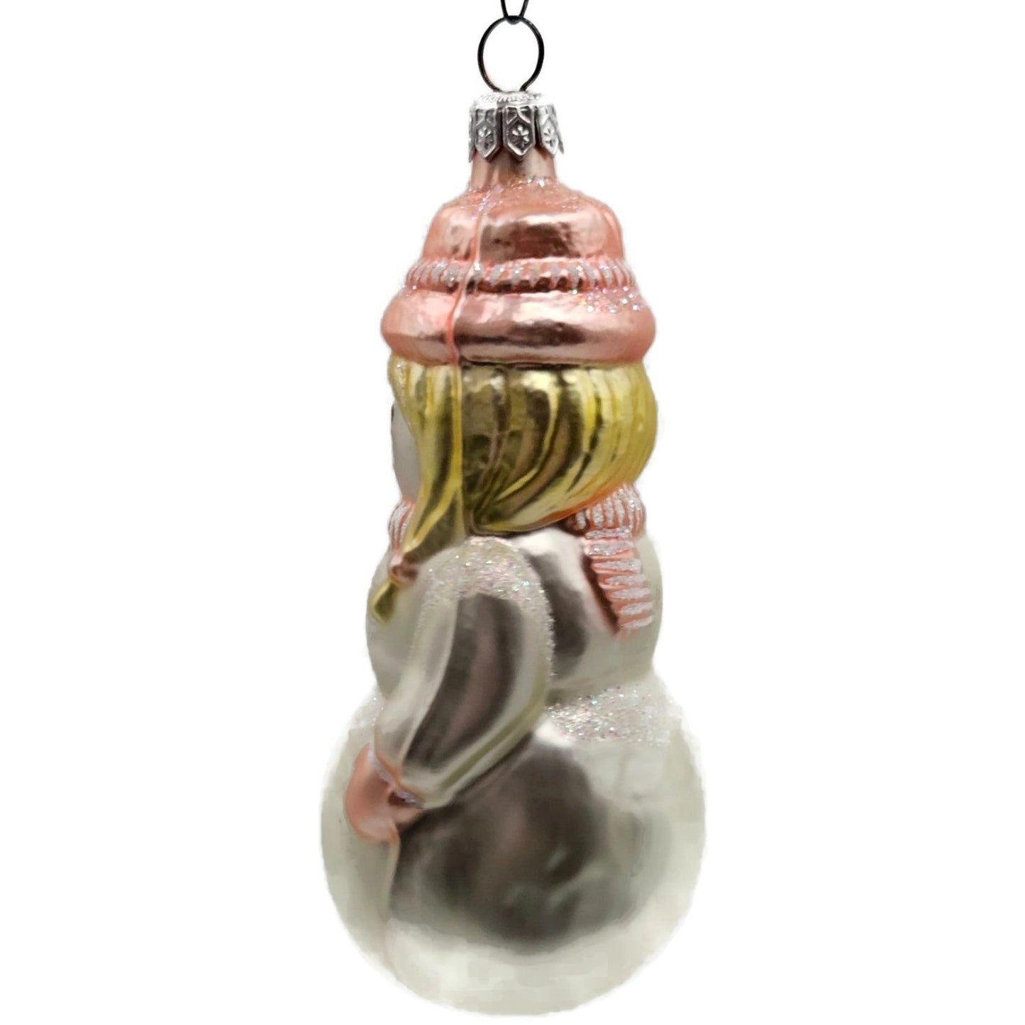 Patricia Breen Snowwoman Pink Scarf Hat Gloves Winter Christmas Tree Ornament