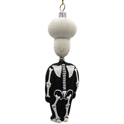 Patricia Breen Kinetic Skelton Black White Skeleton Halloween Christmas Ornament