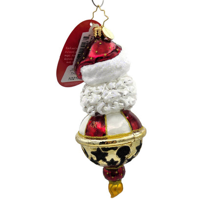 Christopher Radko Jingle All the Way Santa Claus Star Christmas Ornament 1021004