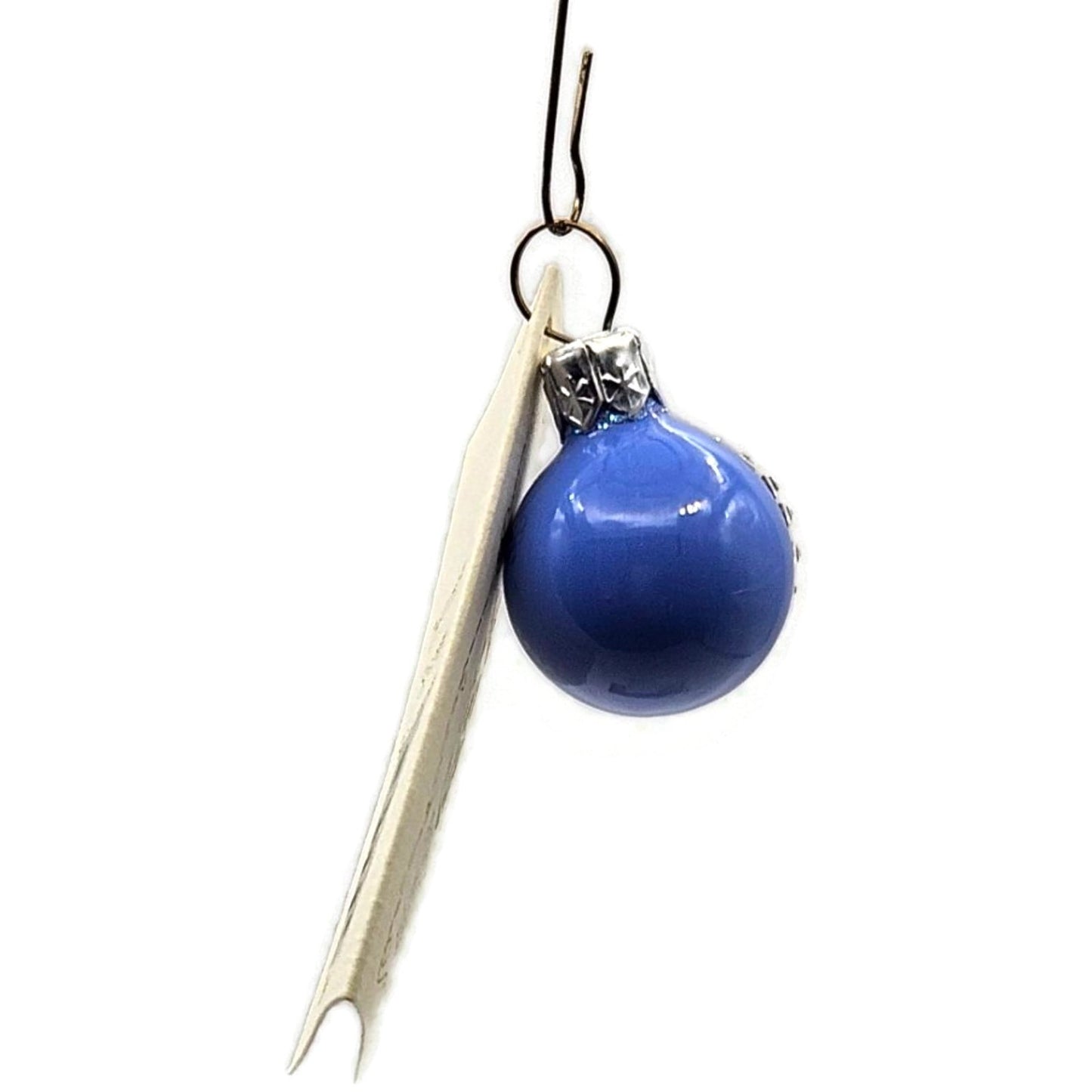 Patricia Breen Anniversary Ball 15 Blue Mini Round Christmas Tree Ornament