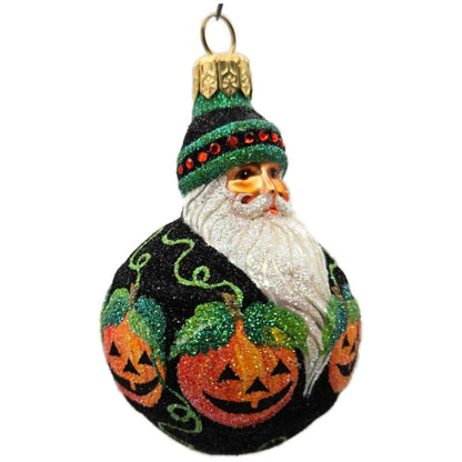 Patricia Breen Mini Hollstrom Santa Jack-o-Lantern Halloween Christmas Ornament