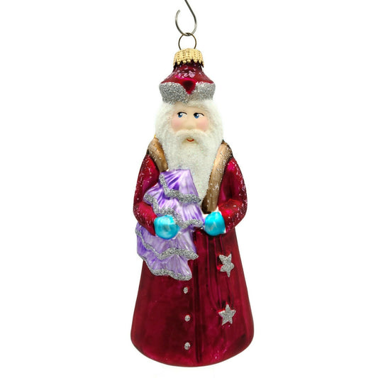 Larry Fraga Mr. Fabulous Santa Claus Dresden Dove Christmas Holiday Ornament