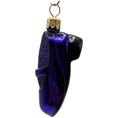 Patricia Breen Little One's Shoe Purple Gold Buckle Christmas Tree Ornament CATZ