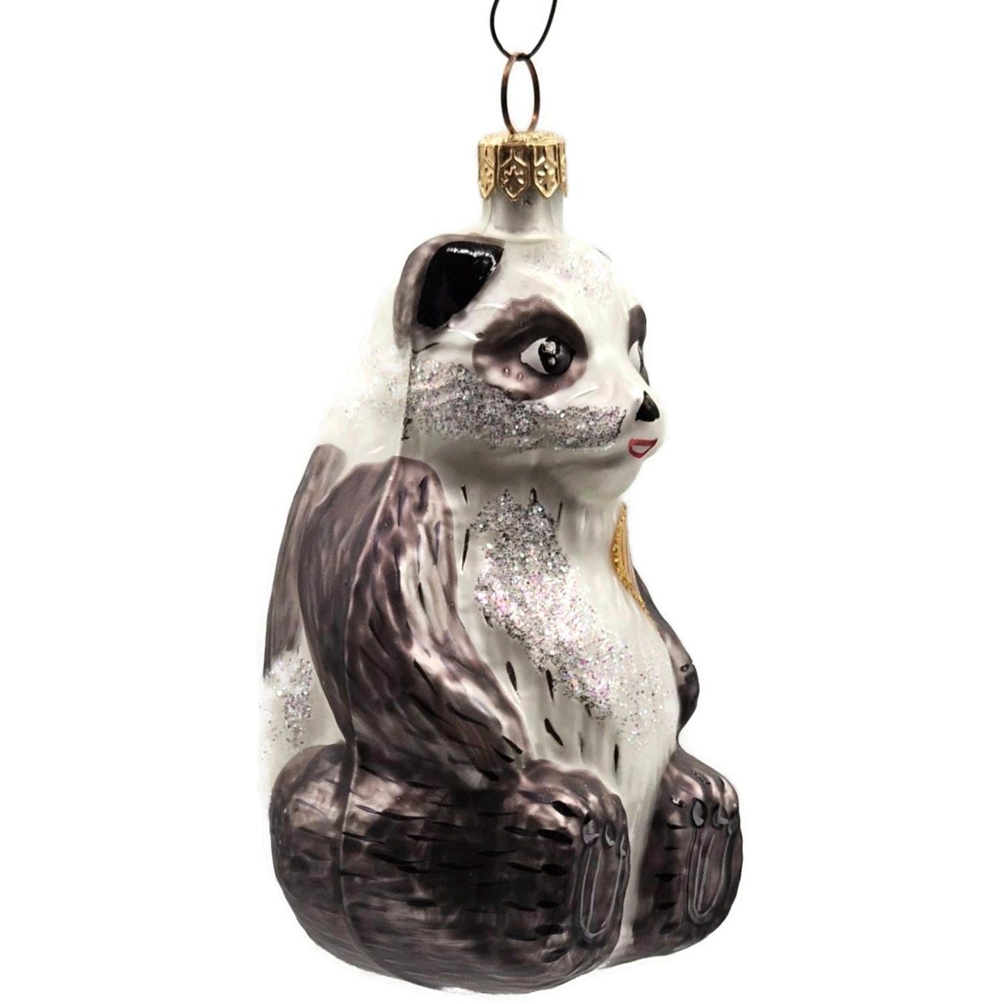 Christopher Radko A Winter Bears Heart AIDS Awareness Christmas Tree Ornament