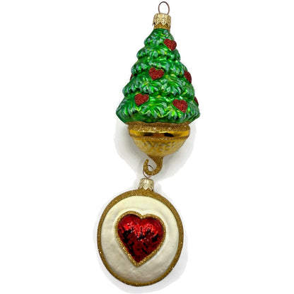 Patricia Breen Five Golden Rings Medallion 12 Days of Christmas Tree Ornament