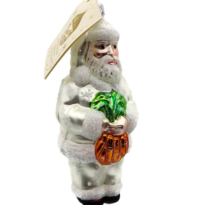 Patricia Breen A Snack for Rudolph Pearl Carrots Santa Claus Christmas Ornament