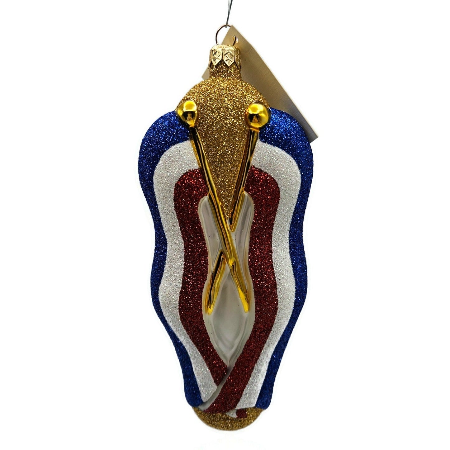 Patricia Breen Joan of Arc Pearl Halo Christmas Ornament Signed Tag 2 of 500