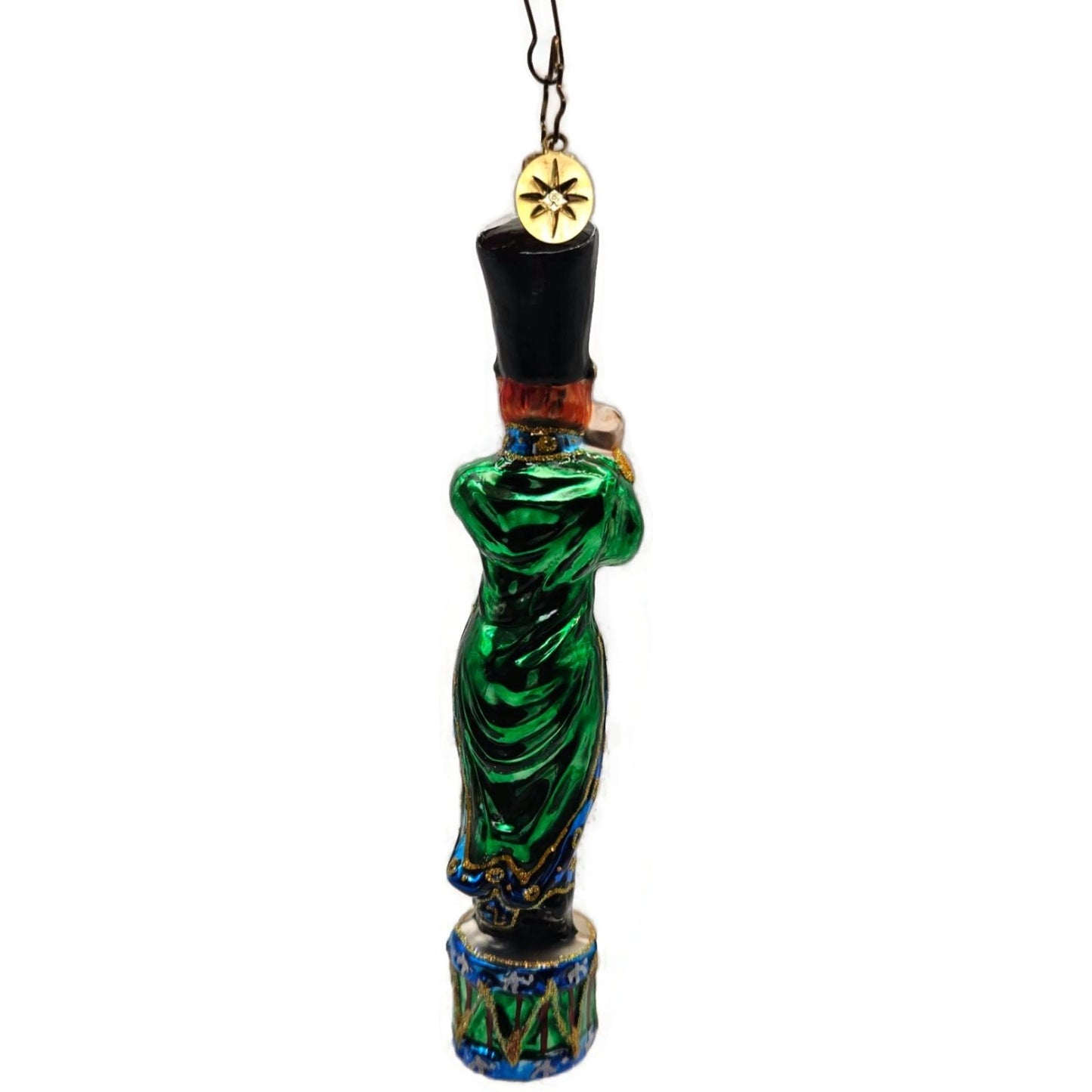 Christopher Radko Nutcracker Soldier Playing A Flute Christmas Tree Ornament