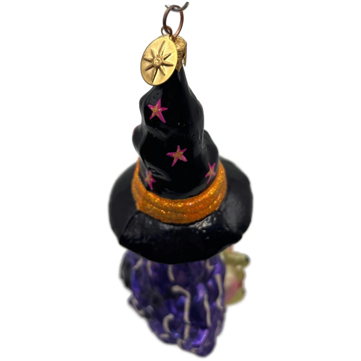 Christopher Radko Witch Topper Halloween Christmas Hat Ornament 02-0041-0