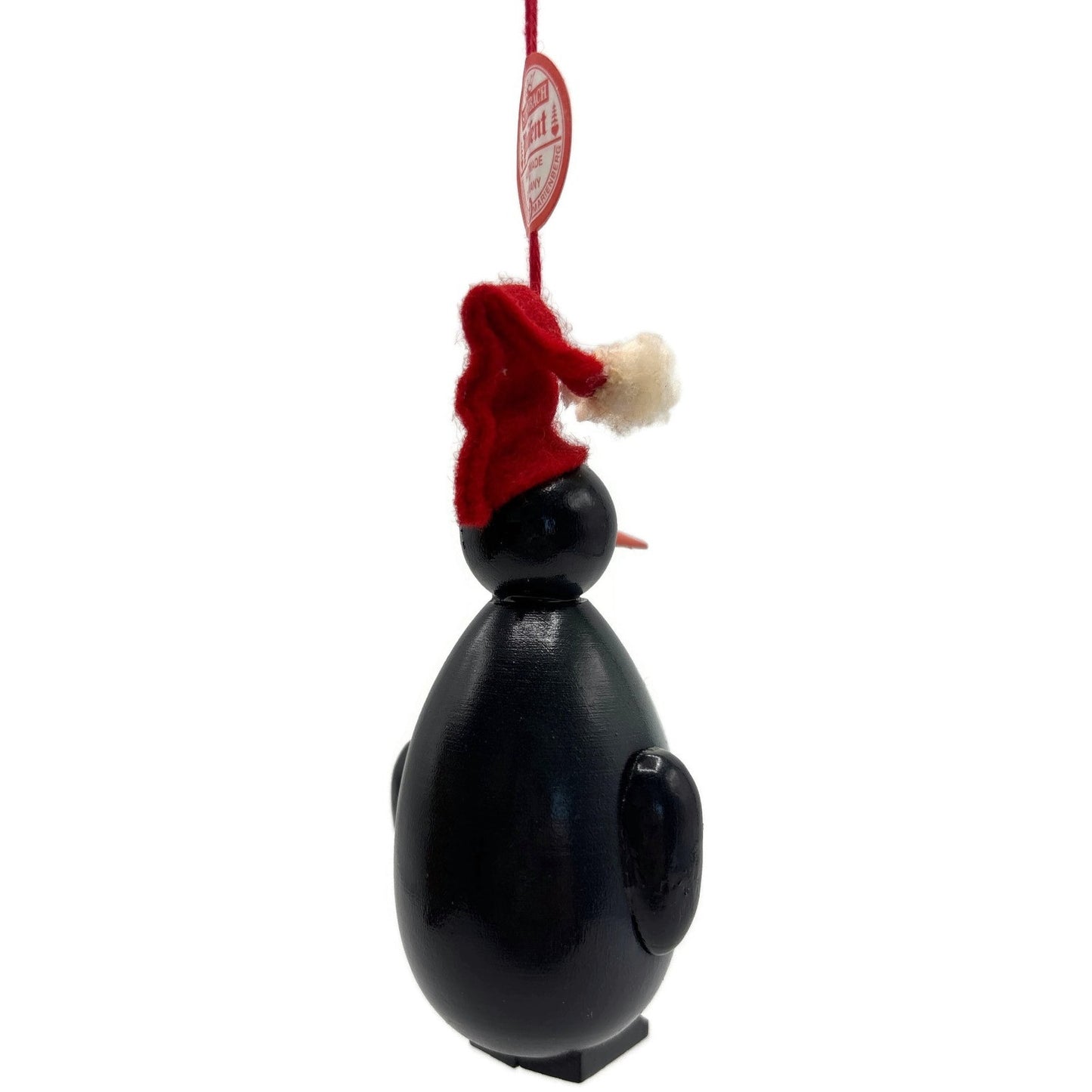 Steinbach Penguin Black Handmade Wooden German Animal Christmas Tree Ornament