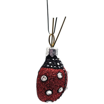 Patricia Breen Ladybug Ladybug Red Bejeweled Closed Wing Spring Tree Ornament