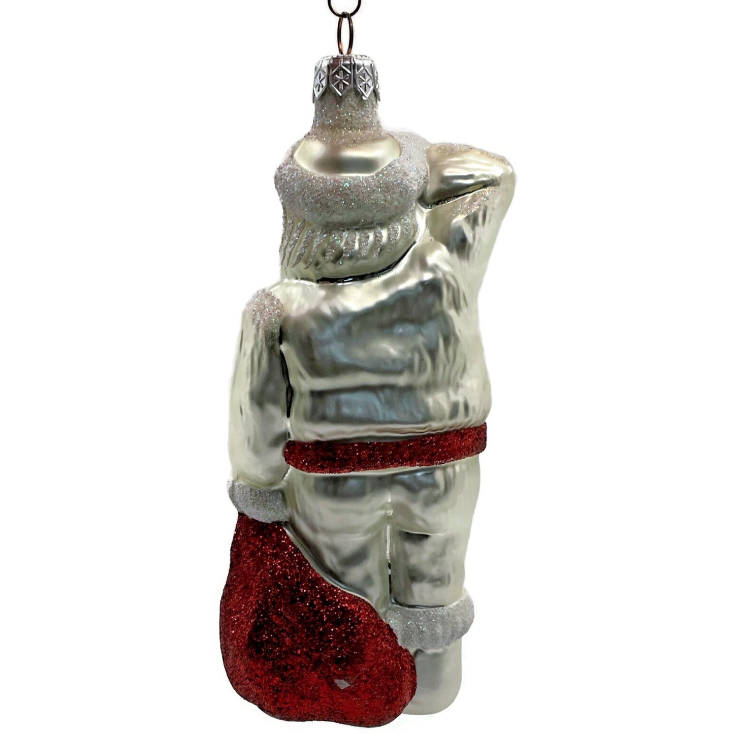 Patricia Breen A Santa for Thomas Pearl Red Bag Christmas Tree Ornament