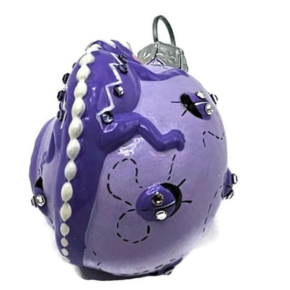 Patricia Breen Springtime Chameleon Ladybugs Lavender Spring Holiday Ornament