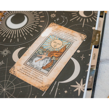 Tarot Deck with Keywords 78 Cards Rider Waite Style Matte Finish Antique Style