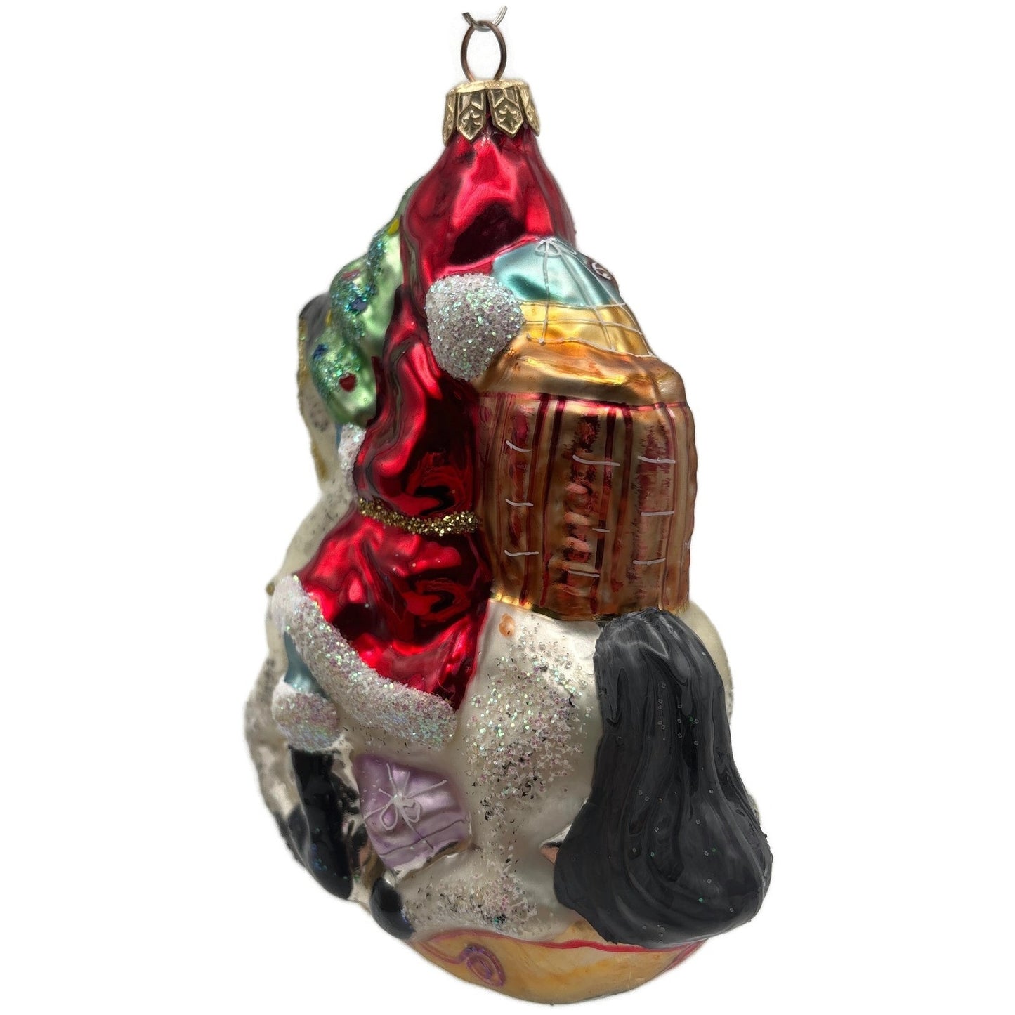 Christopher Radko Carousel Santa Rocking Horse Christmas Tree Ornament 95-133-0