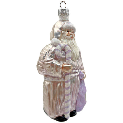 Patricia Breen Millennium Santa Claus Lavender Bag 2000 Christmas Ornament CATZ