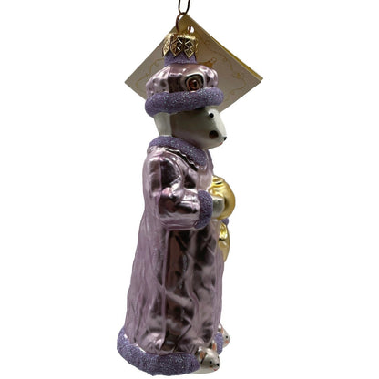 Patricia Breen Ornament Mrs Mouse Lavender Gazette Christmas Decoration 9730