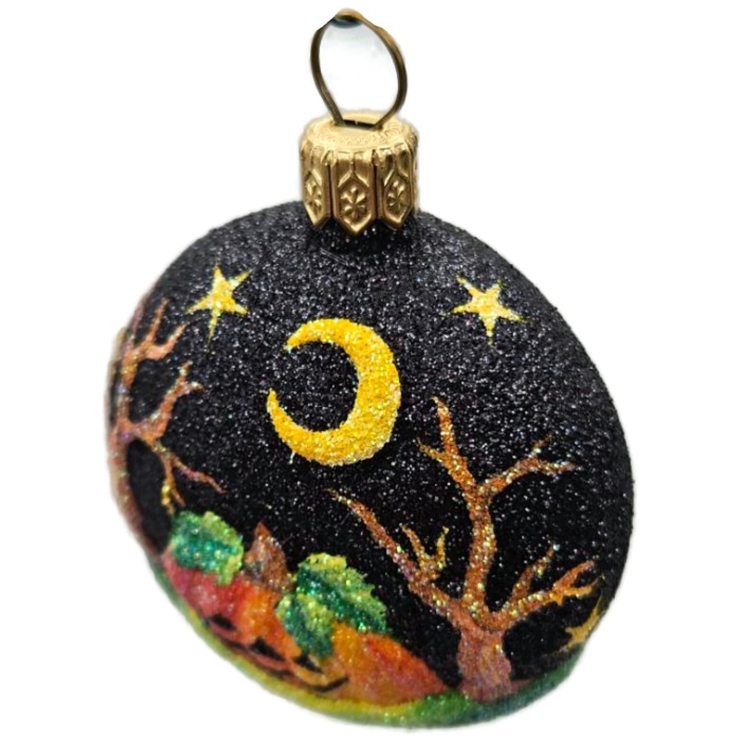 Patricia Breen Halloween Jack-o-Lantern Medallion Pumpkin Christmas Ornament