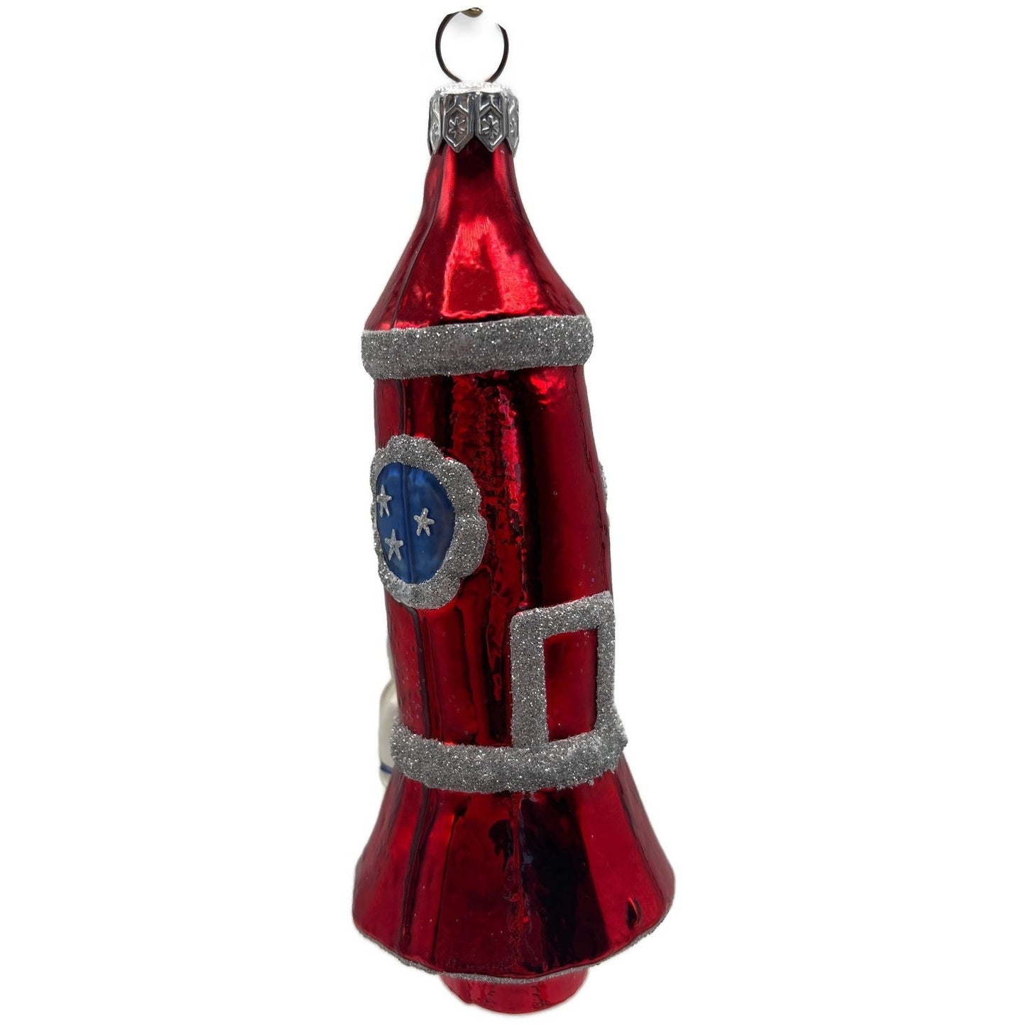 Patricia Breen Rocketboy USA Silver Space Suit Patriotic NASA Christmas Ornament