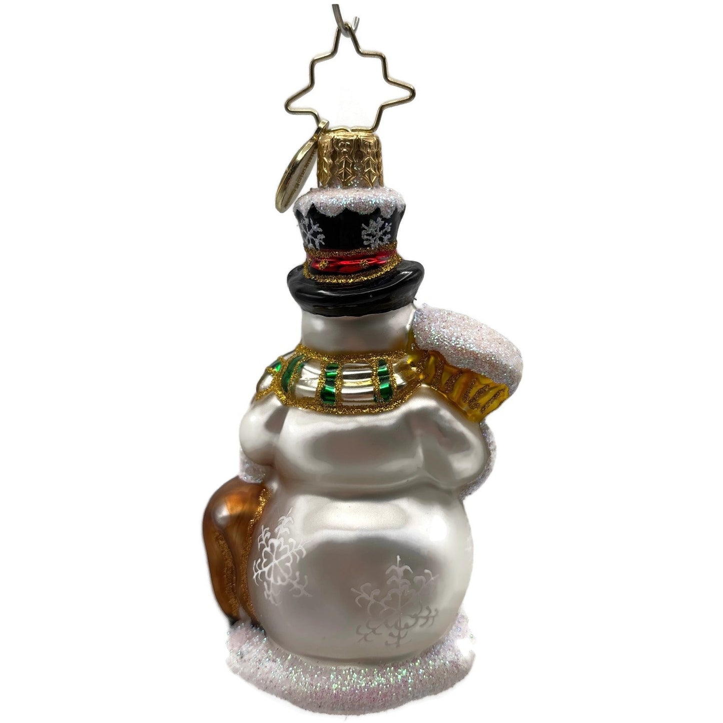 Christopher Radko Good Friends Forever Deer Snowman Christmas Ornament 1017754