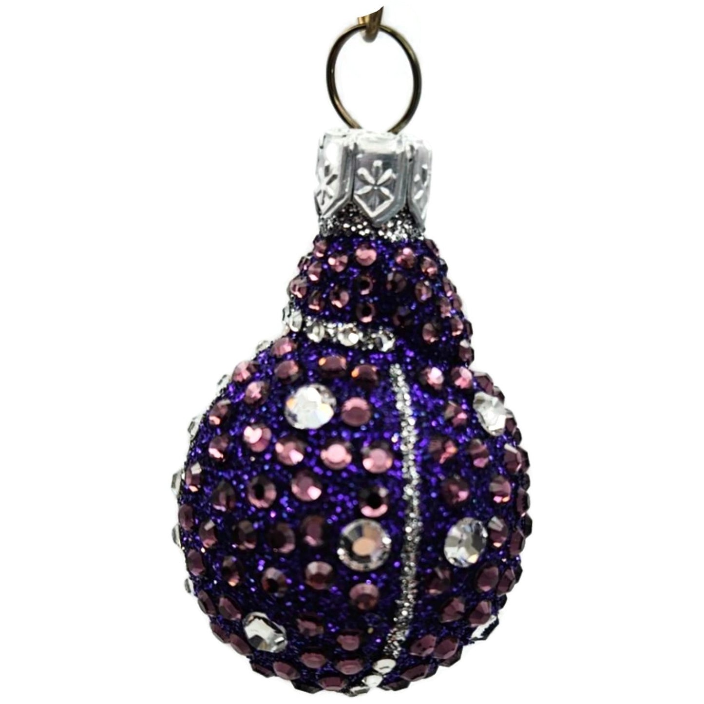Patricia Breen Ladybug Noel Purple Jeweled Spring Christmas Ornament CATZ