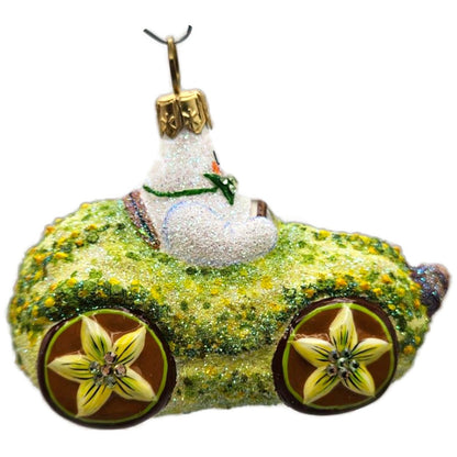 Patricia Breen Halloween Hybrid Green Gourd White Ghost Christmas Ornament 3011
